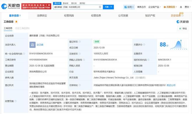 嘉和美康攜手河南，1億資本打造AI科技新引擎，聚焦理論與算法軟件開發(fā)